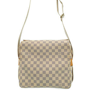 Louis Vuitton Damier Azur White Naviglio Shoulder Bag